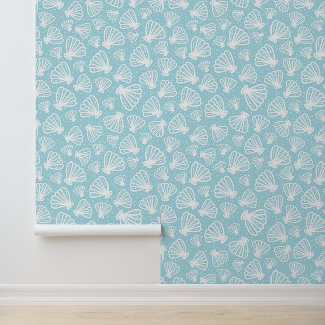 Summer Shell Pattern Wallpaper (Application)