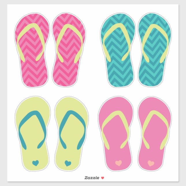 Summer Shoes Flip Flops (Sheet)