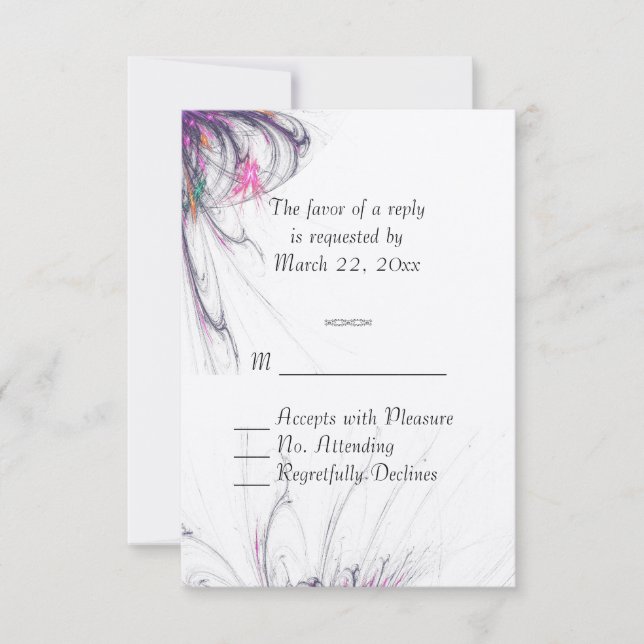 Summer Simplicity RSVP Card (Front)