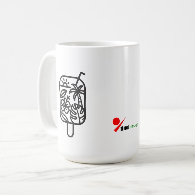 Summer Sips Coffee Mug (Front Left)