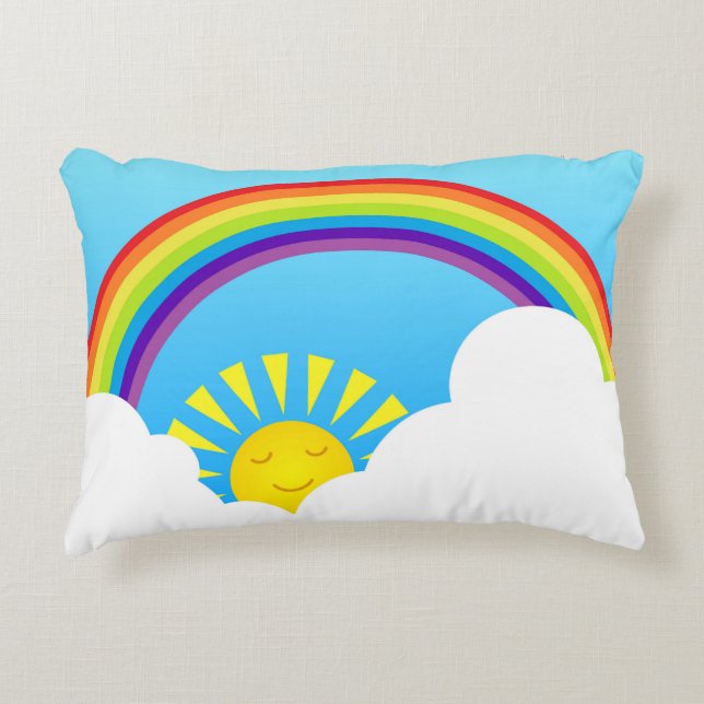 Summer sky decorative cushion (Front)