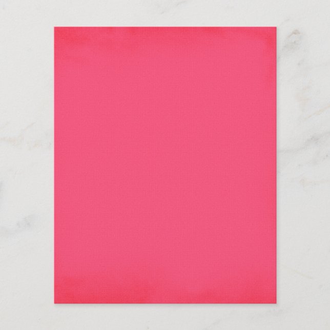 SUMMER SLURPIE STRAWBERRY HOT PINK BACKGROUND WALL FLYER (Front)