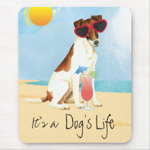 Summer Smooth Fox Terrier Mouse Pad