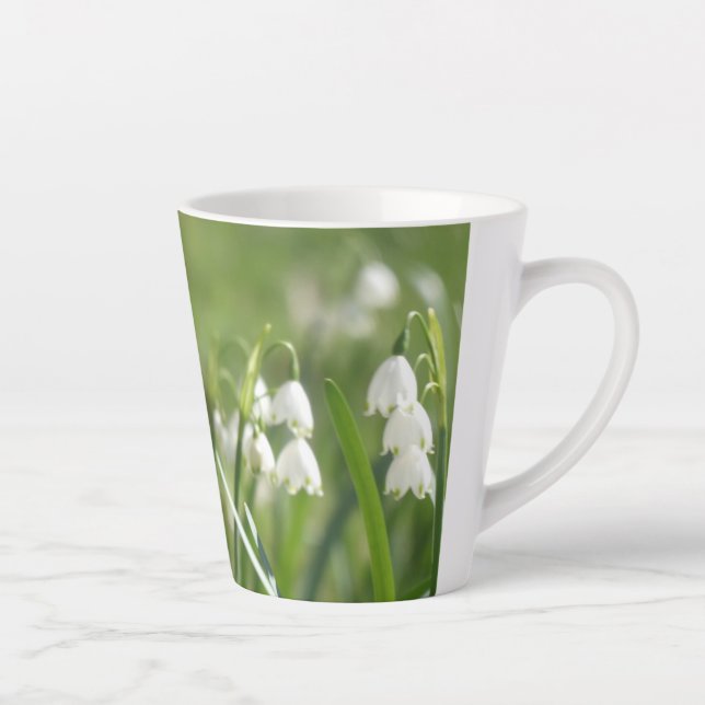 Summer Snowflakes Latte Mug (Right)