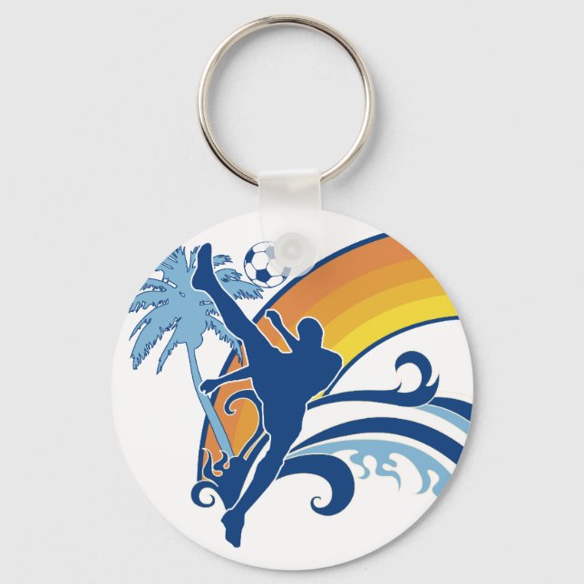 summer soccer. key ring (Front)