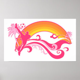 summer soccer poster