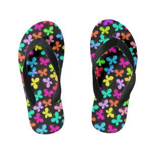 Summer Sole Food Butterflies Flip Flops