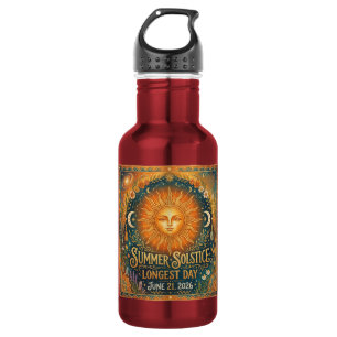 Summer Solstice 2026 Mug Celestial Sun Moon 532 Ml Water Bottle