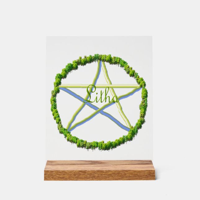 Summer Solstice Acrylic Sign (Front)