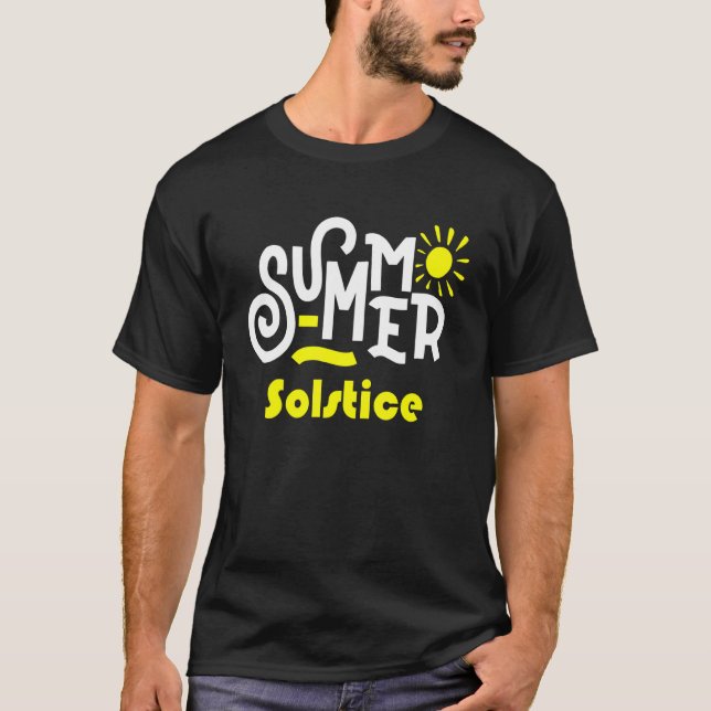 Summer Solstice First Day Of Summer Cool T-Shirt (Front)