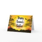 Summer Solstice Sunset Blessing Card