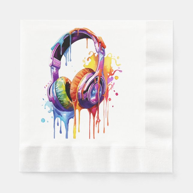 Summer Soundwaves  Napkin (Front)