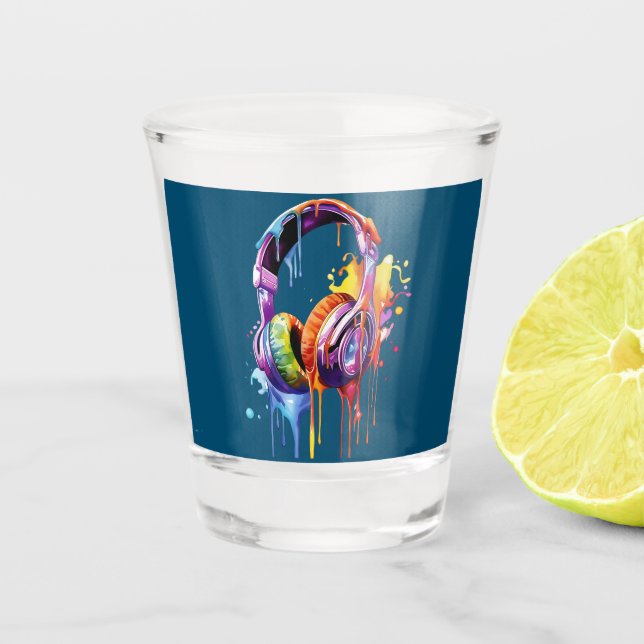 Summer Soundwaves Shot Glass (Front)