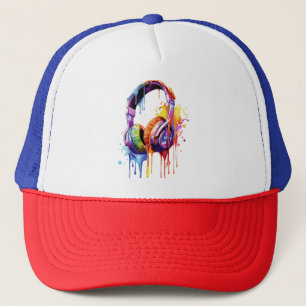 Summer Soundwaves  Trucker Hat