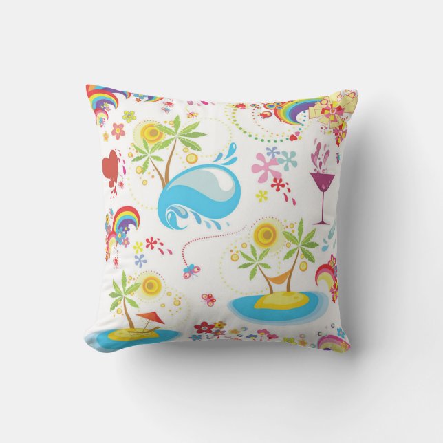 Summer Splash Outdoor Cushion (Front)