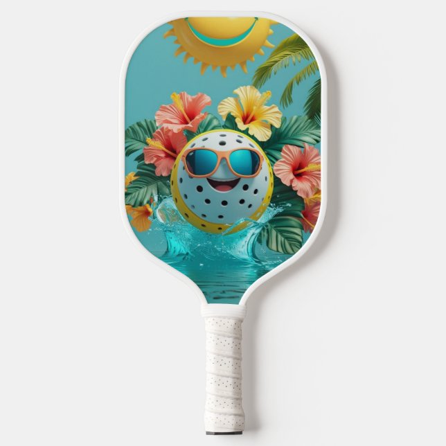 Summer Splash Pickleball Paddle (Front)