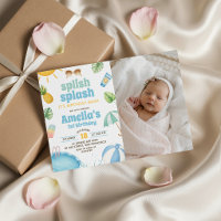Summer Splish Splash Photo 1st Birthday