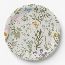 Summer Spring Floral Wildflowers and Herb