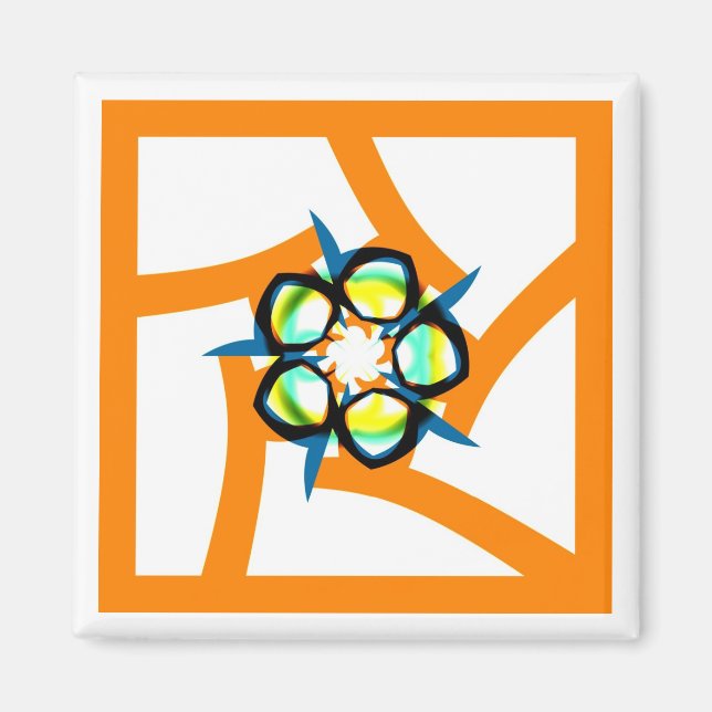 Summer Star - Orange Magnet (Front)