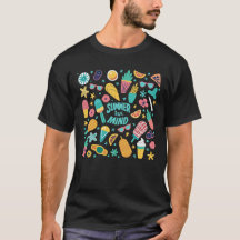 Summer state mind illustraton design for t-shirt