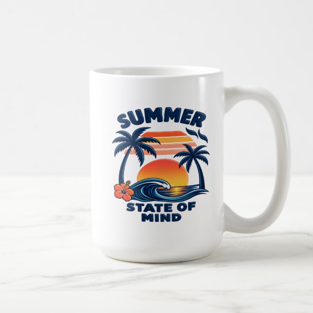 Summer State of Mind Coffee Mug (Right)