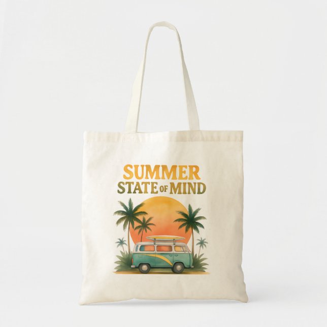 "Summer State of Mind" Tote Bag (Front)