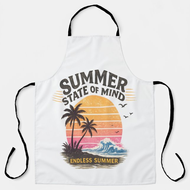 Summer State of Mind Vintage Apron (Front)