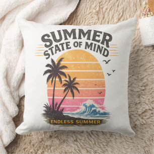 Summer State of Mind Vintage Cushion