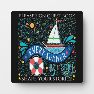 Summer Stories Plaque