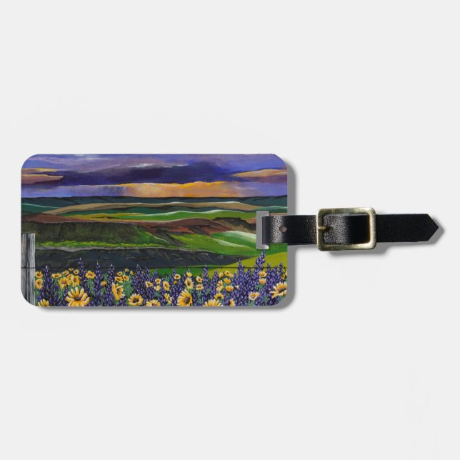 Summer Storm Luggage Tag (Front Horizontal)