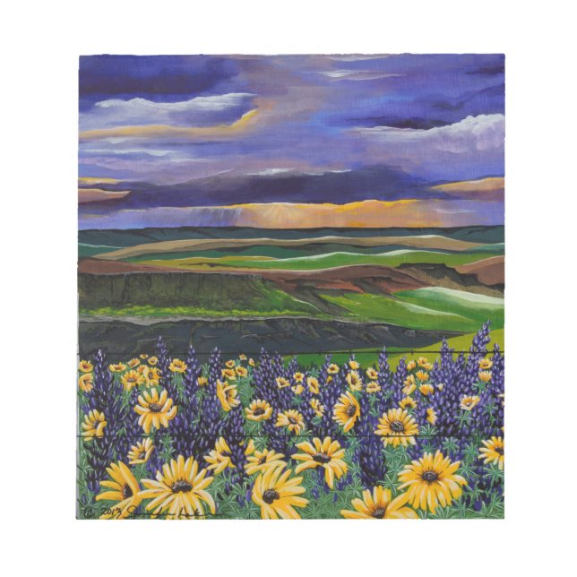 Summer Storm Notepad (Front)