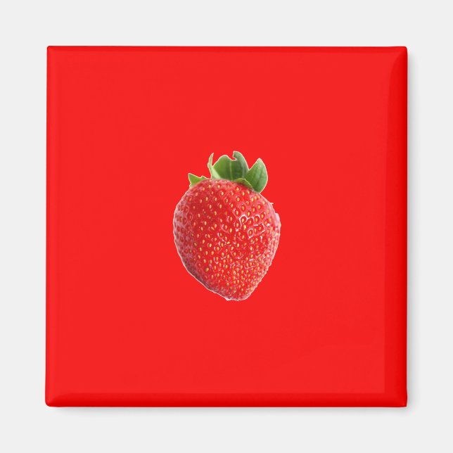 Summer Strawberry Magnet (Front)
