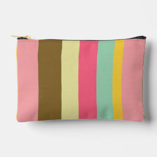 Summer Stripe Colour Palette Design Accessory Pouch