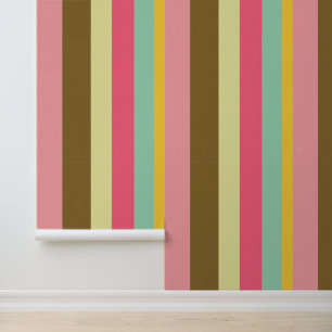 Summer Stripe Colour Palette Design Wallpaper