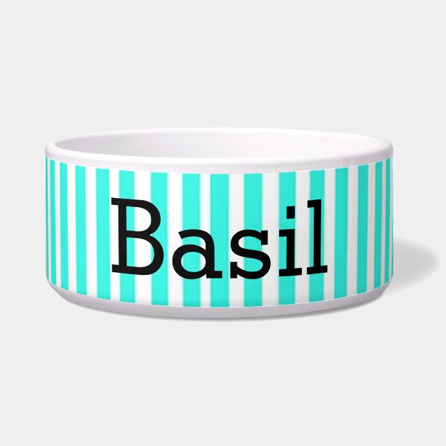 SUMMER STRIPED pet bowl (Front)