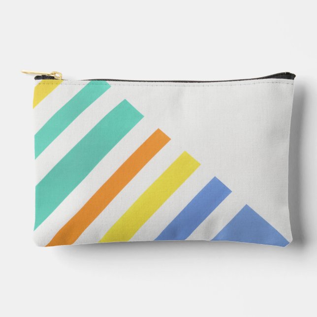 Summer Stripes Accessory Pouch (Front)