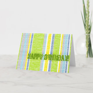 Summer Stripes Card