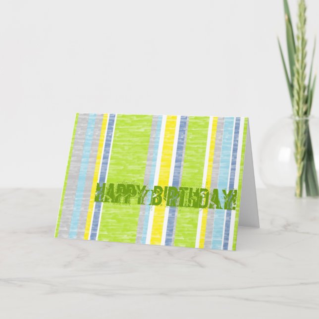 Summer Stripes Card (Front)