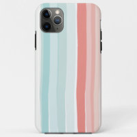 Summer stripes in coral and turquoise