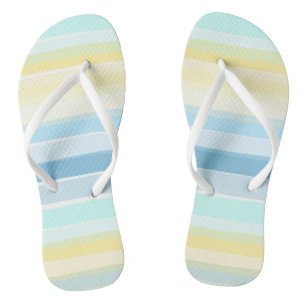 Summer stripes in retro print jandals