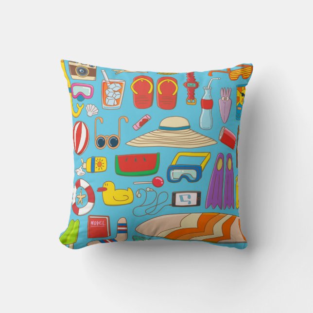Summer stuff collection item for summer time at th cushion (Front)