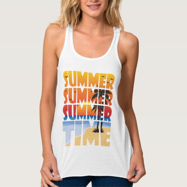 Summer Summer Summer Time! Singlet (Front)