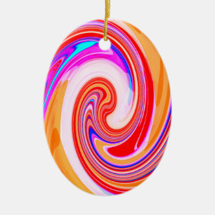 Summer sun art ceramic tree decoration