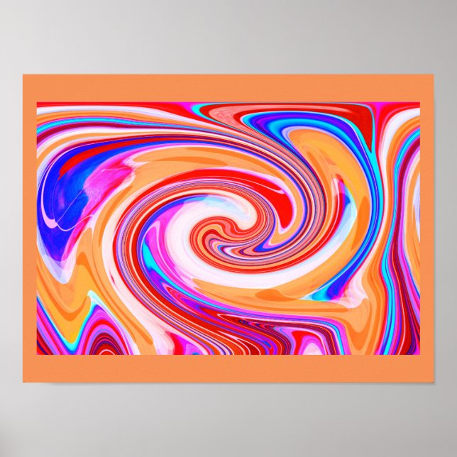 Summer sun art poster (Front)