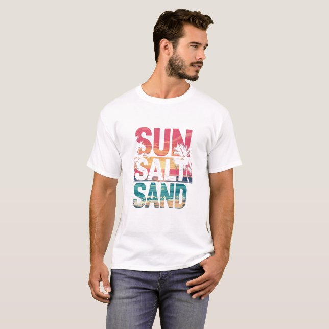 Summer Sun Salt Sand T-Shirt (Front Full)