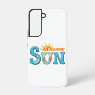 Summer Sun - Summer Sun with Bright Colors Samsung Galaxy Case