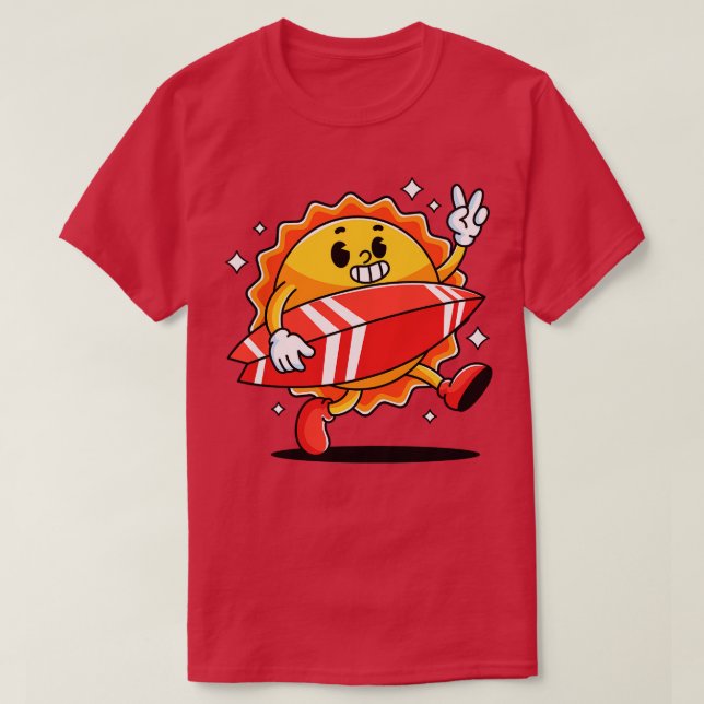 Summer sun surfing TShirt (Design Front)