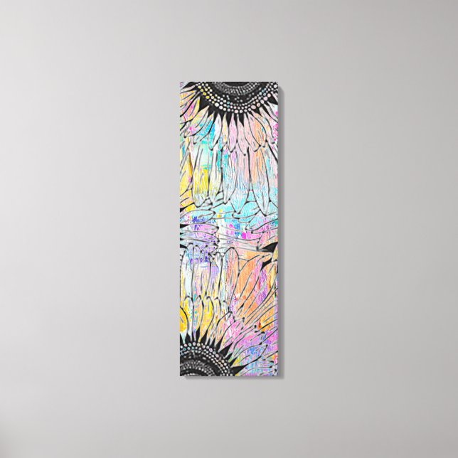 Summer Sunflower 12” x 36”  Canvas Print (Front)