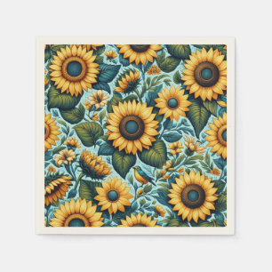 Summer/sunflower/bird Napkin