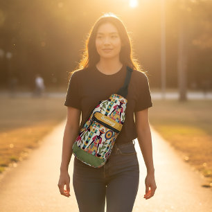 Summer Sunflower Garden Sling Bag